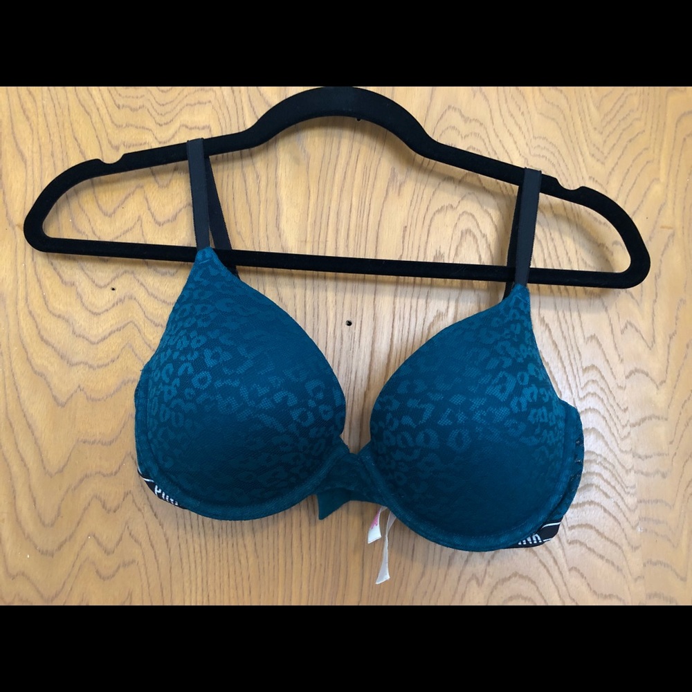 VS Leopard Print Lace Bra 34D